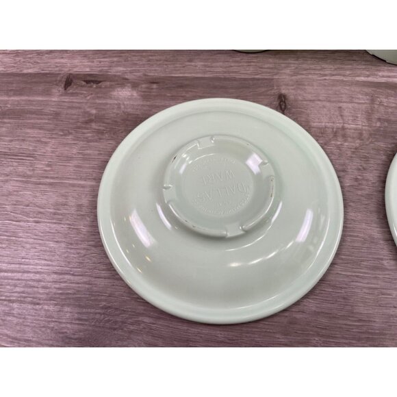 Lot of 5 Vintage Dallas Ware Coffee Cups - Pretty Seafoam Green - Made in USA - Picture 9 of 16